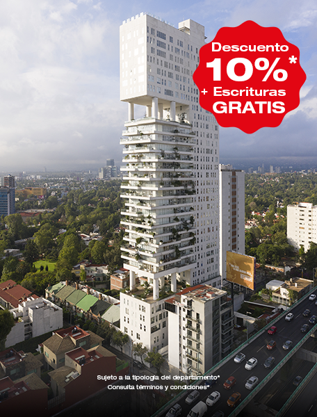 Departamentos en ICON San Ángel, GDC Desarrollos